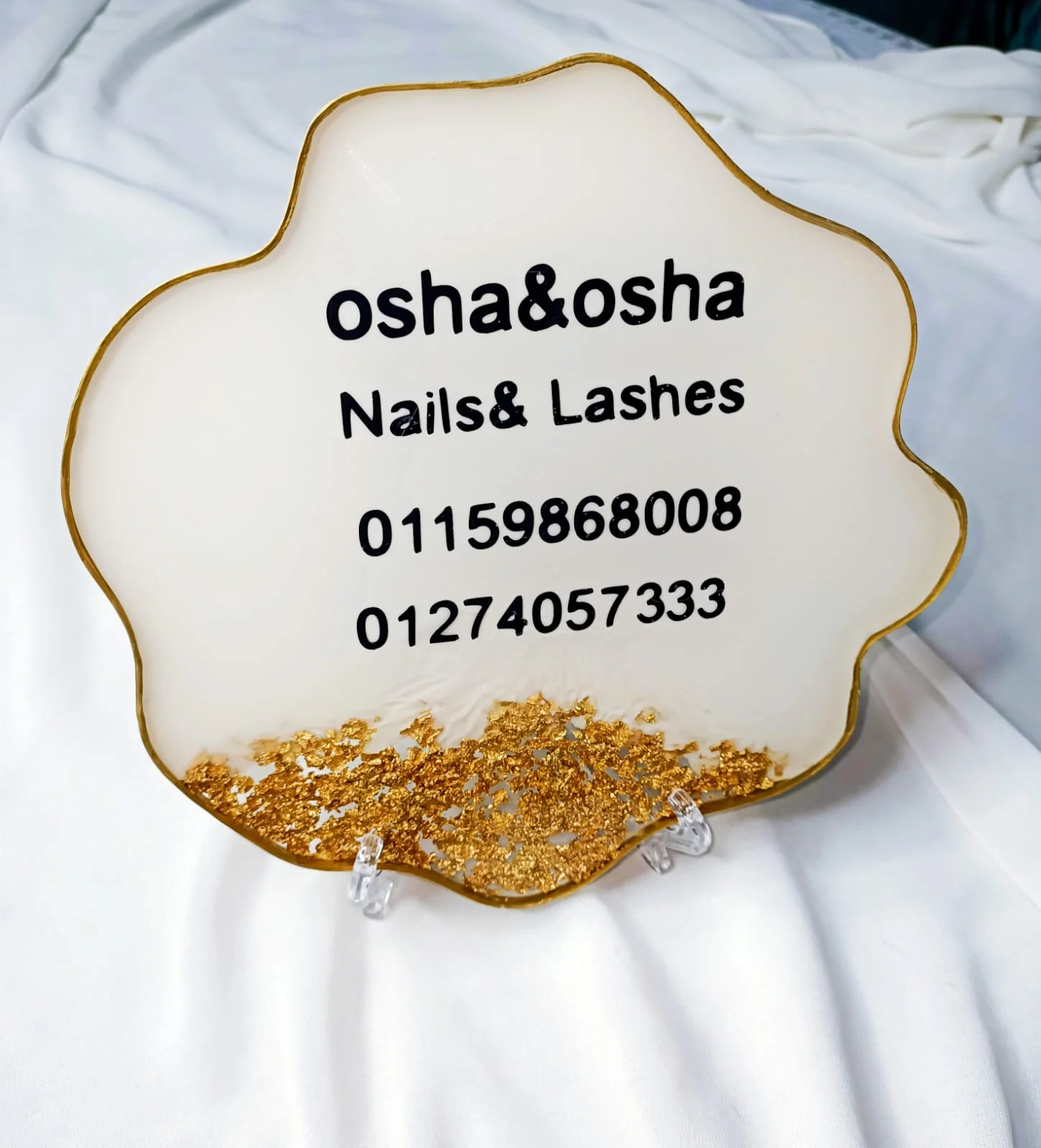 كوستر ضوافر — ديكورات منزلية يدوية — Resin Aswan