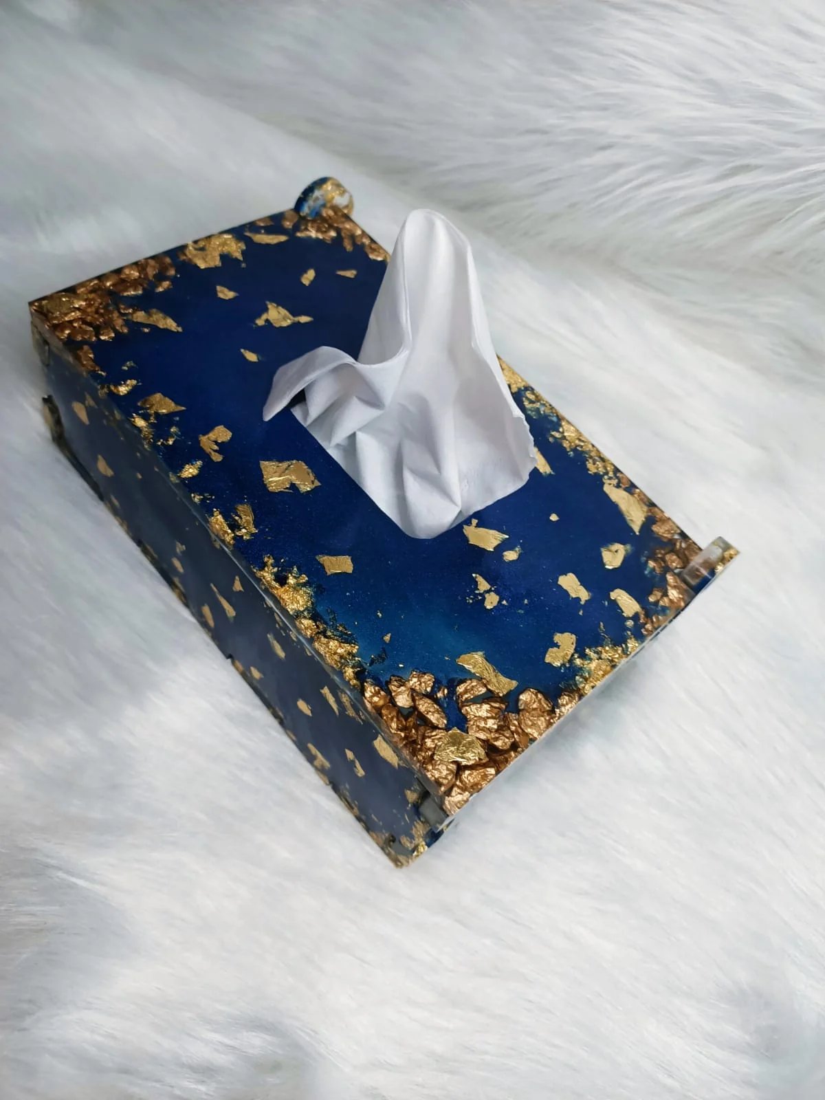 بوكس مناديل ريزن — ديكورات منزلية يدوية — Resin Aswan