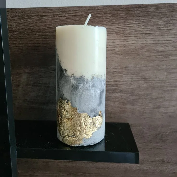 شمعه معطرة رخامي — الشموع المعطرة — Resin Aswan