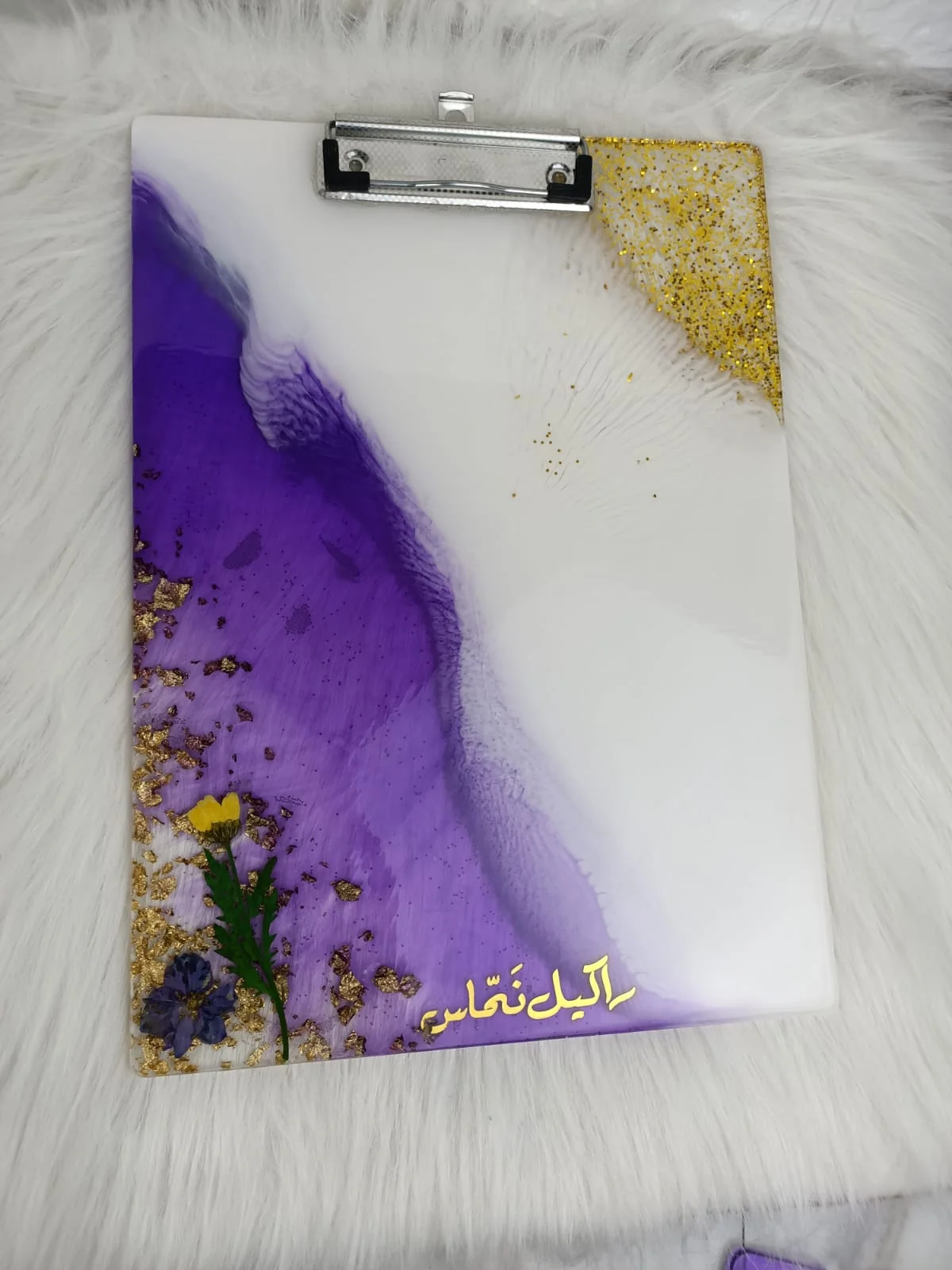 كليب بورد بالورد — ديكورات منزلية يدوية — Resin Aswan