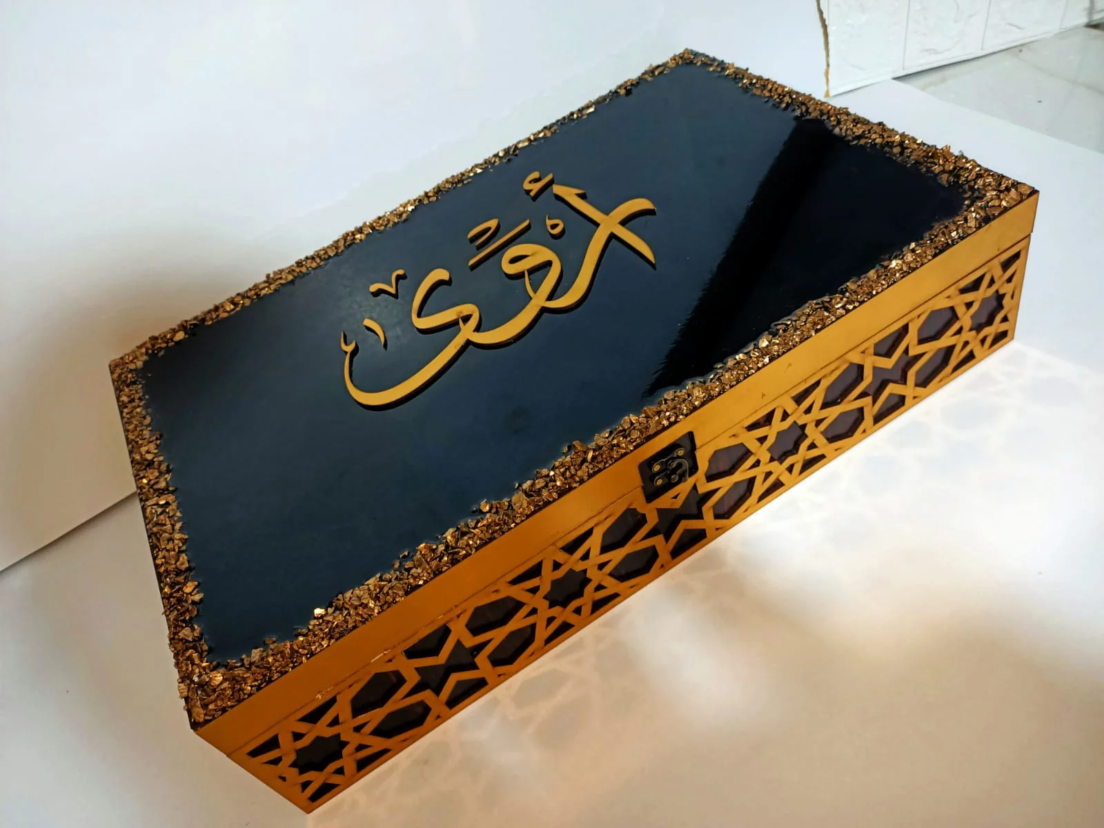 بوكس بالاسم — ديكورات منزلية يدوية — Resin Aswan