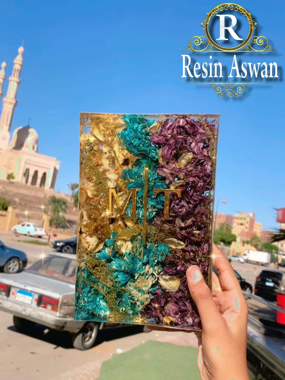 حفظ الورد هاند ميد ريزن — ورد ولوازم الخطوبة والزفاف — Resin Aswan