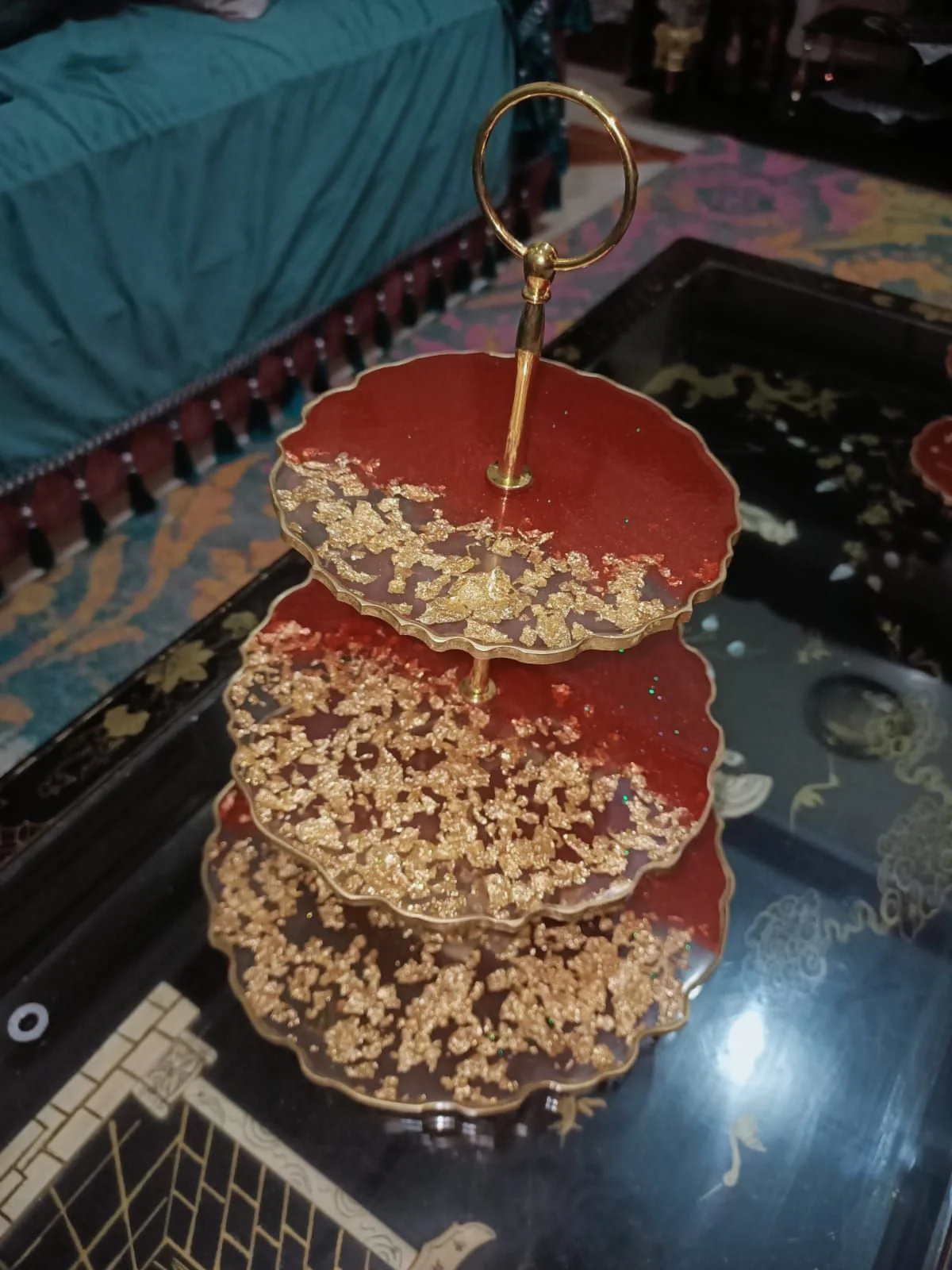 شياله الكحك أو الكيك — ديكورات منزلية يدوية — Resin Aswan