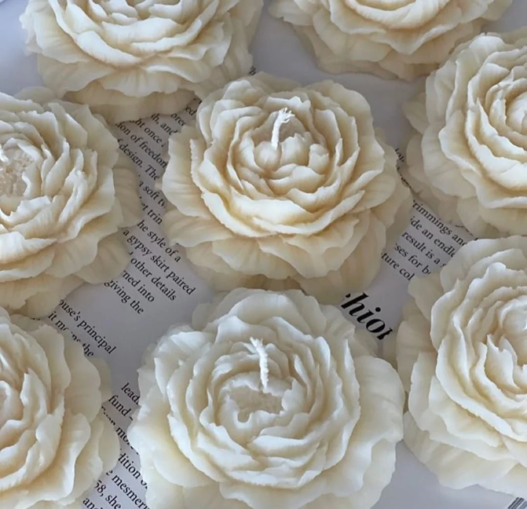 شمعه الفاوانيا — الشموع المعطرة — Resin Aswan
